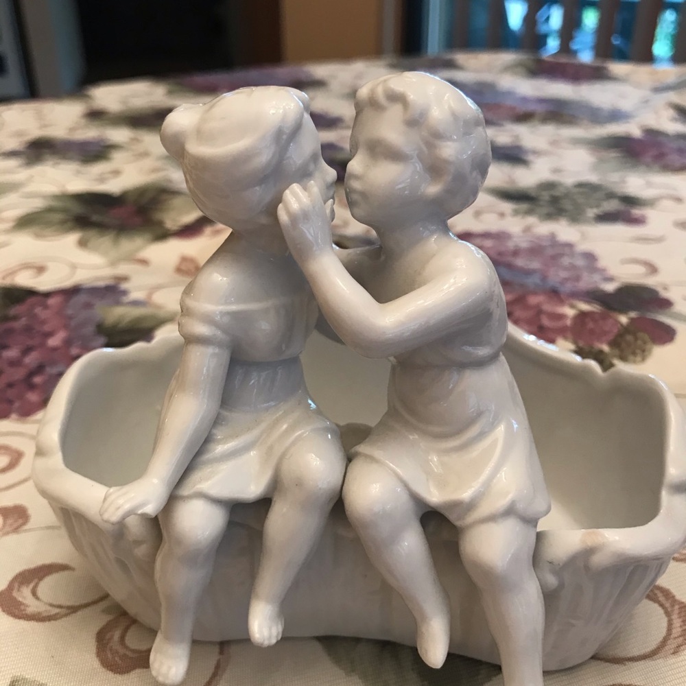 VINTAGE FIGURINE SMALL BOWL (1930s-1940s) - Picture 7 of 10